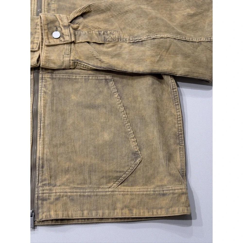Jordan Flight Corduroy Chore Jacket Men's XL Tan IF1825-247 NWT